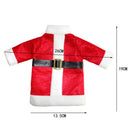 Santa Claus Wine Lovely Decoration with Hat Clothing Red Wine Bottle Case