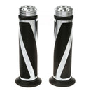 Couple Knob Aluminium Rubber 7/8 "for Universal Moto Handlebar P5Q8
