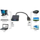 CableDeconn F0201 HDMI 1.2 Male to VGA Female Support HDCP Adapter Cable
