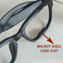 Eyes Moxa Burner Glasses Roll Holder Stick Moxibustion Therapy Walnut Tool- G6N3