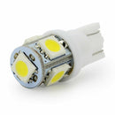 10x T10 194 168 SMD 5050 LED Car Wedge Tail Side Parking Light Globe 12V WHITE