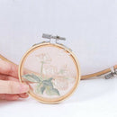 20 Pieces 3 Inch Bamboo Embroidery Hoops Round Wooden Circle Cross Stitch H Z1K1