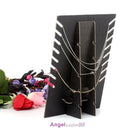Necklace  Pendant Chain Display Holder Stand Velvet Easel Organizer Rack
