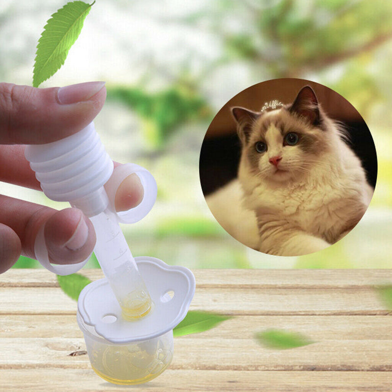 2 Pcs Small Pet Feeder Medicine Milk Feeding Syringe Pill Feeding Tool