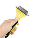 Dog Pet Hair Fur Grooming Rake Dematting Comb Brush Mat Remover Combing Kno C9L1