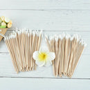 100Pcs Q-tips Medical Swabs 6'' Long Wooden Handle Sturdy Cotton Applicator Swab