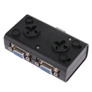 1pc 1 to 2 250MHz HD VGA UHD Signal Splitter Video Duplicator Amplifier