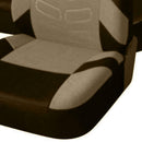 2/4/9pcs Tire Track Style Car Seat Cover Set Universal Auto Styling Accessory
