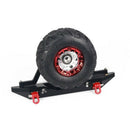 Rear Bumper Bull Bar with Light Tire Holder for 1/10 RC Crawler Car Axial S
