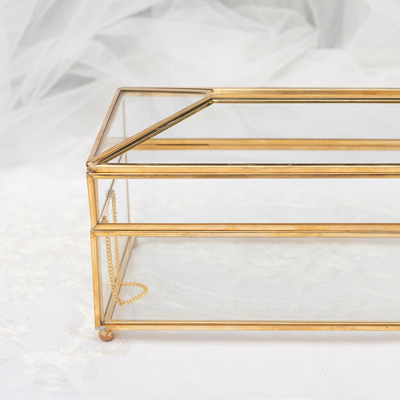 Tissue Box Geometric Transparent Home Desk Coffee