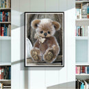 5D DIY Full Drill Diamond Painting Cute Bear Cross Stitch Embroidery Mosaic