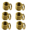 36Pcs 25mm Spring Snap Hooks Clips Carabiners Zinc Alloy Gate O Ring Keyring