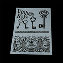 key layering stencils for walls painting scrapbooking stamping stamp album ATA~