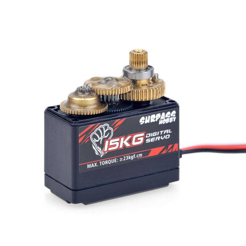 Metal Gear Waterproof Toys Children Digital Servo High Speed Parts RC Car 15KG