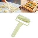 Beige Mini Kitchen Baking Dough Bread Cookie Pie Pizza Pastry Lattice Rolle O3M3