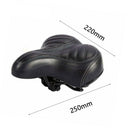 Comfort Wide Big Bum Bike Bicycle Gel Cruiser Extra Pad Seat Saddle Sporty G8G1