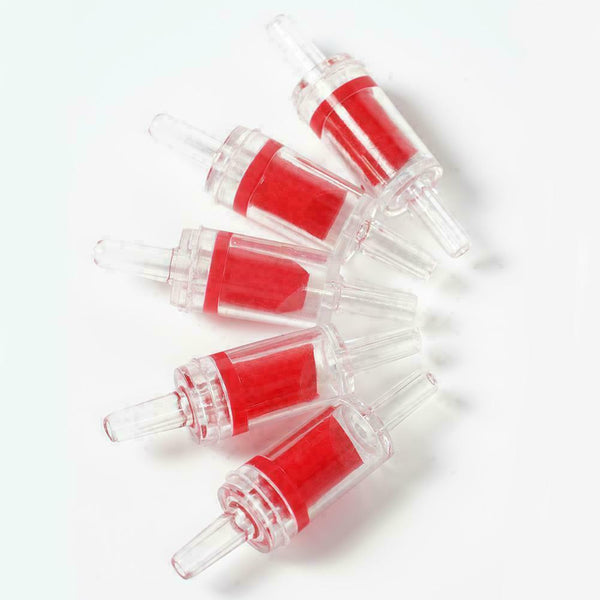 1pc CO2 Aquarium Non-Return One Way Red Retention Valve Fish Tank Air Pump P1J4