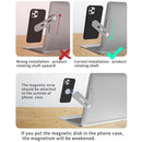 Laptop Side Magnetic Screen Stand Adjustable Dual Monitor Phone Support A
