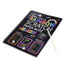 For Kids Diy Draw note Black Cardboard Creative Draw Sketch Notebook ON