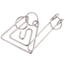 Classic Challenging Metal Wire Puzzle Brain Teaser Game for Adults Kids T %o