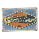 Metal Tin Sign Poster Plaque Wall Home Decorative Plate Decor-ENDLESS SUMMER
