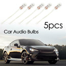 5pcs T3 14V 0.56W Car Audio Gear Indicator Light Dashboard Instrument Bulbs