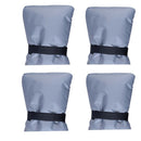 4Pc Gray Outside Water Tap Cover Will Protect Your Garden Taps From Freezing