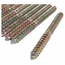M6 x 59mm Double Ended Threaded Self Tapping Screw Rod Bolt Stud 15Pcs