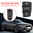 3-Button Replacement Key Fob Case Rubber Pad for Audio A1 S1 A3 S3 A6 RS6 A