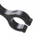 Portable Trekking Pole Walking Stick 8 Shaped Clip Clamp Accessories Black F5C4