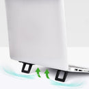 Mini Portable Black Invisible Notebook Stand Adjustable Cooling Laptop D7C8