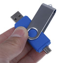 2in1 16GB USB 2.0 Flash Pen Drive Memory Stick U Disk for OTG Phone Laptop Z