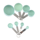 8PCs Measuring Cups Spoons Kitchen Baking Cooking Bakeware Kitchen Tools Set Gw