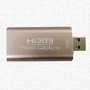 Audio Video Capture Card HDMI to USB, Full HD 1080p- Record Directly to Computer
