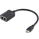 30m 1080P HDMI Over CAT5e CAT6 1.65Gbps 165MHz Cable Ethernet Repeater Extender