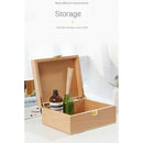 Natural Unfinished Wood Storage Box Pencil Case Organziers Jewelry Box Necklace