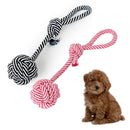 Dog Chew Toys Play Puppy Knot Fun Tough Strong Throw Pet Tug War Fetch Rope