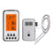 Instant Read Wireless Digital BBQ Meat Thermometer w/ Dual Probes Time Alarm