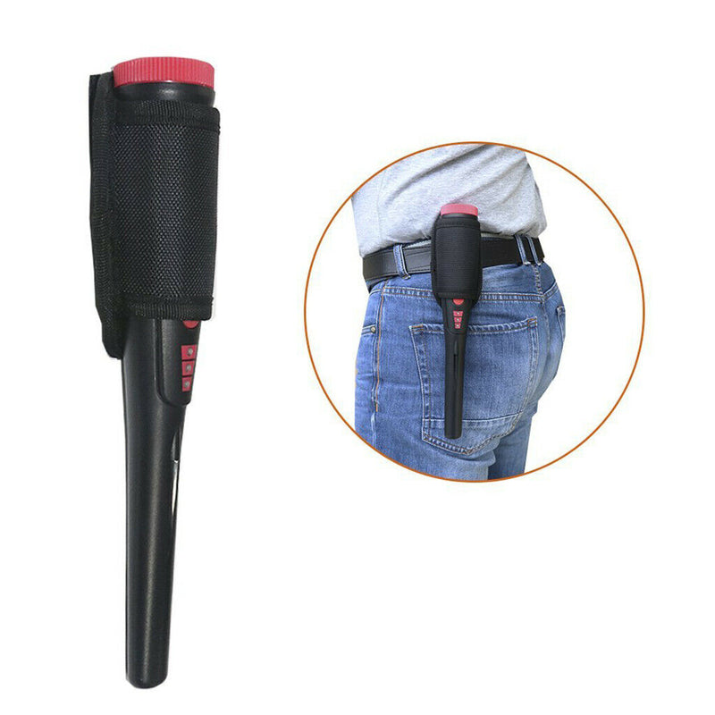 1pc Metal Detector Treasure Hunting Tool Buzzer Vibrate & Holster