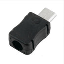 New 10Pcs DIY Micro USB 5 Pin Male Connector Port Solder Plug Plastic Cover