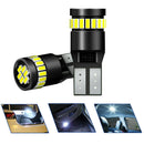1 Pair T10 501 194 W5W SMD 24 LED Car CANBUS Error Free Wedge White Light Bulbs