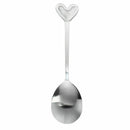 Heart Shaped Silvery Stainless Steel Coffee Tea Spoon