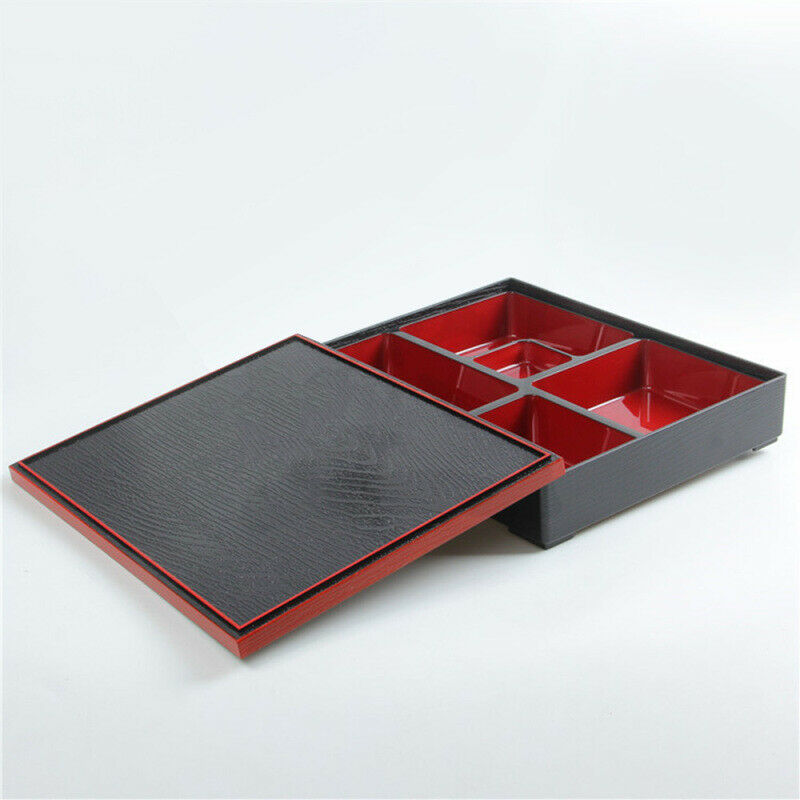 5 Slots Japanese Style Bento Lunch Box Sushi Storage Box Food Dinner Container