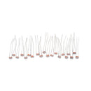 20PCS Photoresistor GL5528 LDR Photo Resistors Light-Dependent