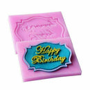 Happy Birthday Fondant Cake Chocolate Mould Sugarcraft Cupcake_Decorating Pretty