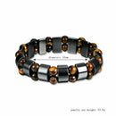 Couple Bracelets stone Magnetic Black Gallstones Elastic Bracelet Jewelry