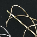 2pcs Women Metal Barrette Bun Pin Hair Stick Hairpin Ponytail Holder Gift
