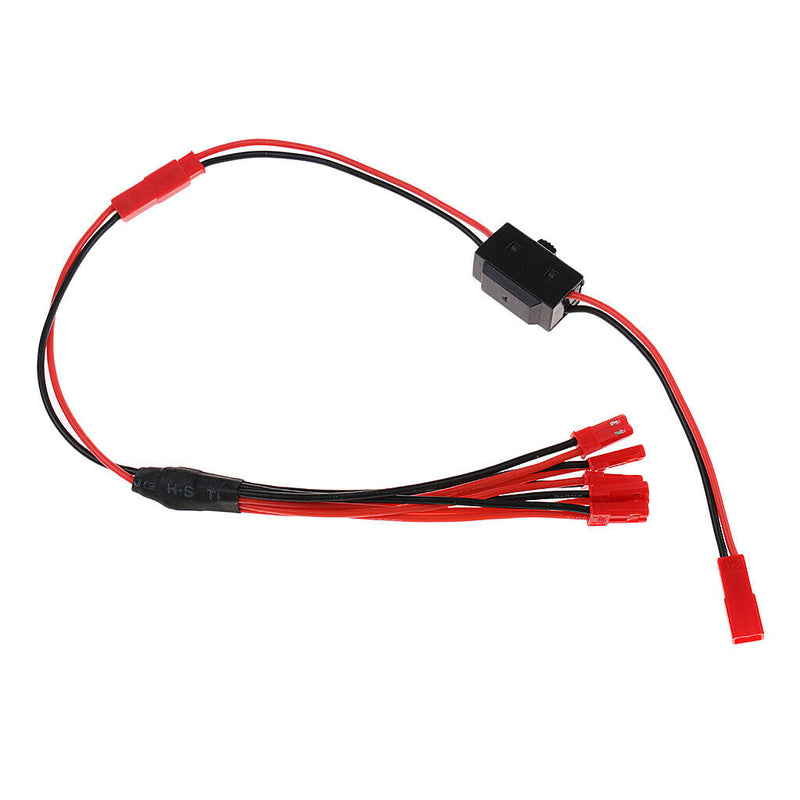 5 In 1 JST 2-pin Male-female Connection Cable For RC Li-po Battery