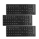 3x Spanish Non-Transparent Keyboard Stickers Guard Film Protector for PC