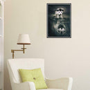 5D Animal Wolf in Mirror Diamond Painting Embroidery DIY Cross Stitch Decor
